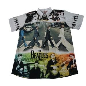 Mr Junko Beatles Abbey Road Graphic Shirt Vintage Y2K Japanese Designer Medium